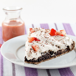 Dark Chocolate Chip Pavlova