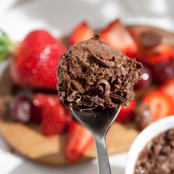 Chocolate Mousse with Fresh Fruit