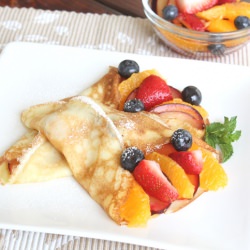 Fruit Filled Crepes