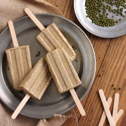 Coconut Mung Kaffir Lime Popsicles