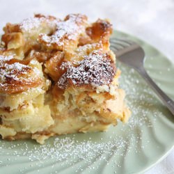 Croissant and Apple Pudding