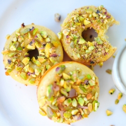 Saffron Cardamom Donuts