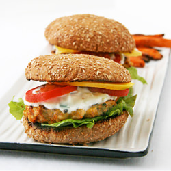 Curried Turkey Burgers