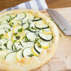 Zucchini Ricotta Galette