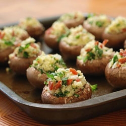 Gouda-Stuffed Mushrooms