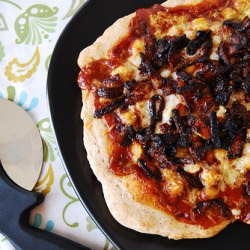 Vegetarian Barbecue Pizza