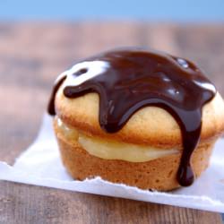 Coconut Boston Cream Cupcakes