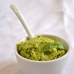 Nut-Free Garlic Scape Pesto