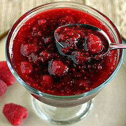 Microwave Raspberry Sauce