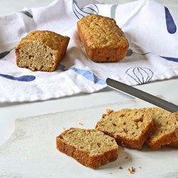 Applesauce Oatmeal Mini Loaf