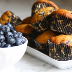 Blueberry and Banana Muffins