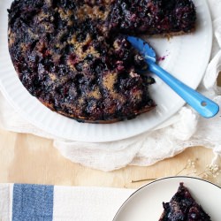 Upside-Down Blueberry Cake