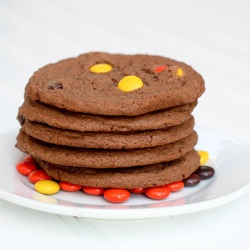 Nutella & Reese’s Pieces Cookies