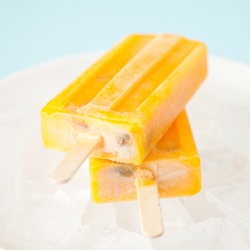 Saffron-Apricot Popsicles