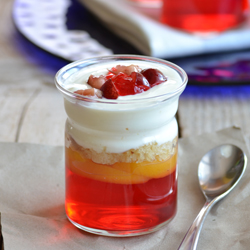 Yogurt Trifle with Gelatin