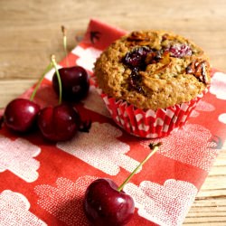 Cherry Almond Muffins