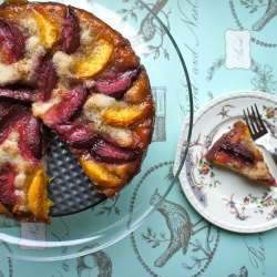 Plum and Nectarine Kuchen