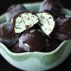 Mint Chip Ice Cream Bon Bons