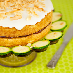 Coconut & Courgette Cake