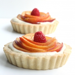 Nectarine Mascarpone Tarts