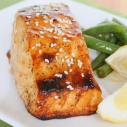 Grilled Salmon w/ Ginger