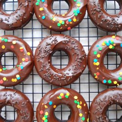 Baked Chocolate Donuts