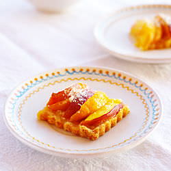 Peach and Coconut Tart