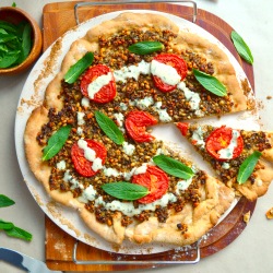 Vegan Middle Eastern Pizza