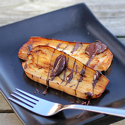 Chocolate Drizzled Eggplant