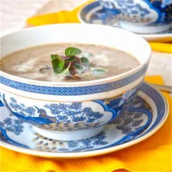 Spicy Garlic Mushroom Soup