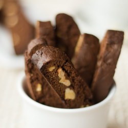 Chocolate and Walnut Biscotti