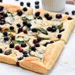 Blueberry Ricotta Pizza