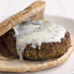 Lentil Walnut Burgers