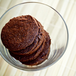 Chocolate Wafer Cookies