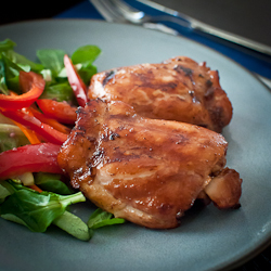 Oyster Sauce Glazed Grilled Chicken