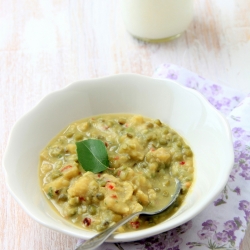 Moong Dal – Green Plantain Curry