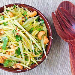 Green Mango and Papaya Salad