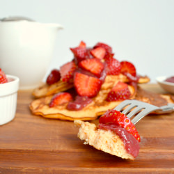 Blood Orange & Coconut Pancakes