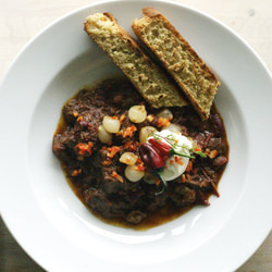 Chili Cowboy Style and Cornbread