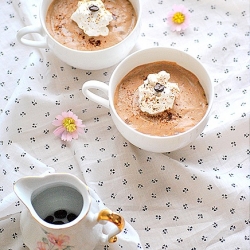 Mocha Pudding without Eggs