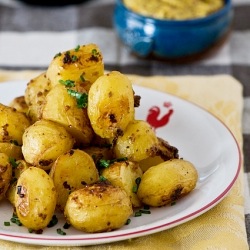 Mustard Roasted Potatoes