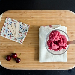 Cherry Lime Sorbet