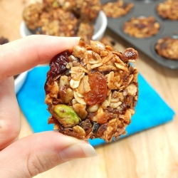 Fruit and Nut Granola Bites