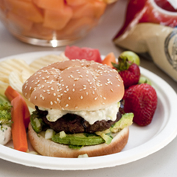 Queso Bacon Burgers