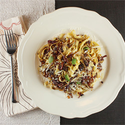 Pappardelle with Radicchio