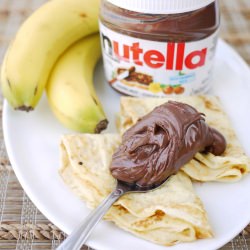 Nutella on Crepes