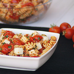 Tomato Feta Pasta Salad