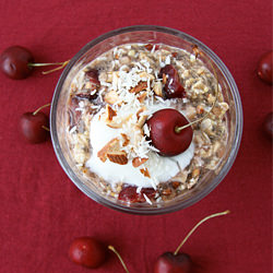 Spiced Cherry Overnight Oats