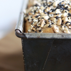 Walnut Spelt Bread with Seeds