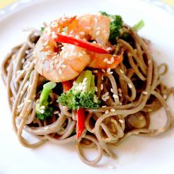 Soba Noodles w/ Peanut Sauce